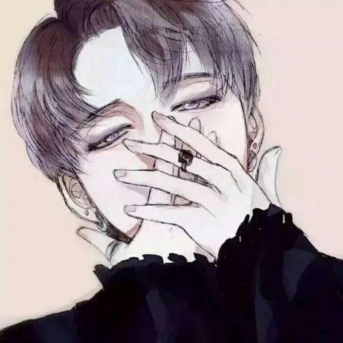 吃瓜头像卡通男生